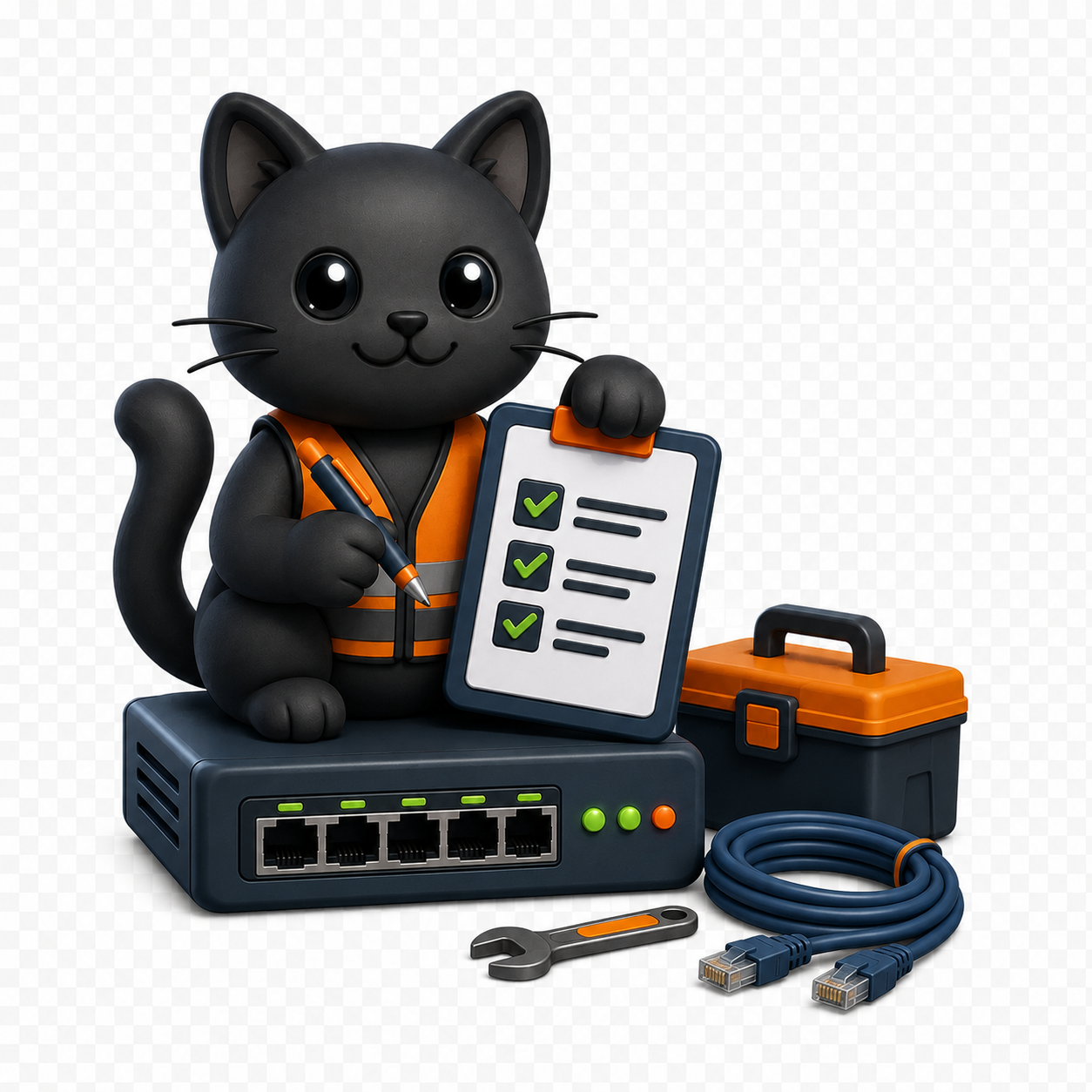 Gatito para órdenes de trabajo
